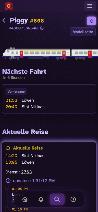 Echtzeit-Verkehrsübersicht mit Zugverspätungen und Störungsmeldungen